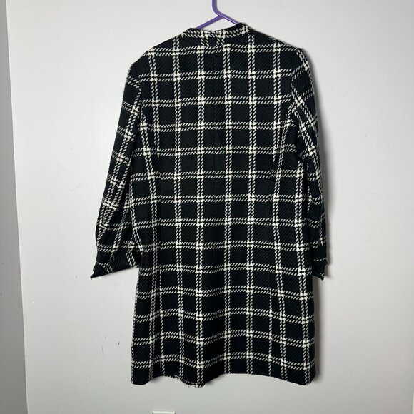 EUC Amanda Smith Womens Black White Jacket Coat Plus 16 - Picture 3 of 3